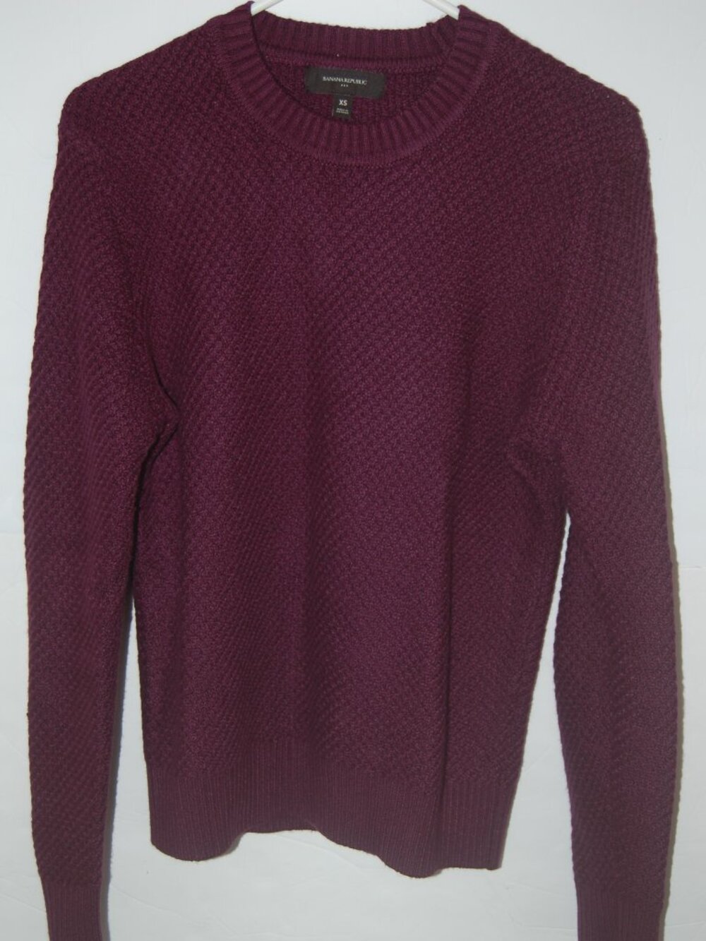 Banana Republic Factory Pullover Crewneck Purple Sweater, Size XSmall